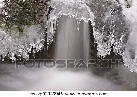 "Ice formations at a waterfall in the Selke Valley, Alexisbad, Saxony-Anhalt, Germany, Europe" View Large Photo Image Stock Photography - "Ice formations at a waterfall in the Selke Valley, Alexisbad, Saxony-Anhalt, Germany, Europe". Fotosearch