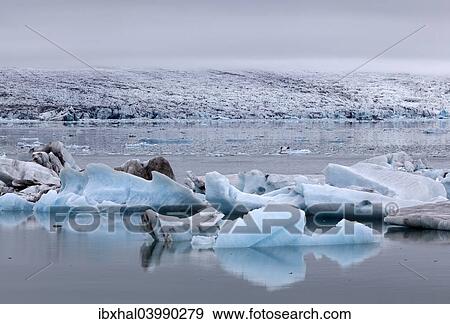 "Ice, icebergs, Jokulsarlon glacial lake, lagoon, Iceland, Europe" View Large Photo Image Stock Photo - "Ice, icebergs, Jokulsarlon glacial lake, lagoon, Iceland, Europe". Fotosearch