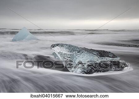 "Ice on the beach, Jokulsarlon, Eastern Region, Iceland, Europe" View Large Photo Image Stock Photo - "Ice on the beach, Jokulsarlon, Eastern Region, Iceland, Europe". Fotosearch