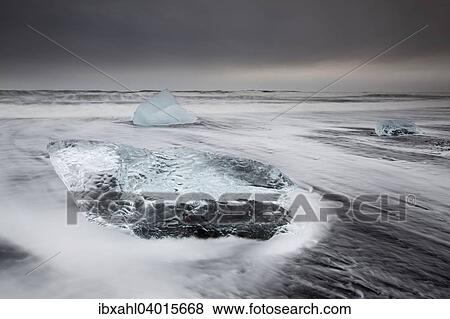 "Ice on the beach, Jokulsarlon, Eastern Region, Iceland, Europe" View Large Photo Image Stock Photo - "Ice on the beach, Jokulsarlon, Eastern Region, Iceland, Europe". Fotosearch