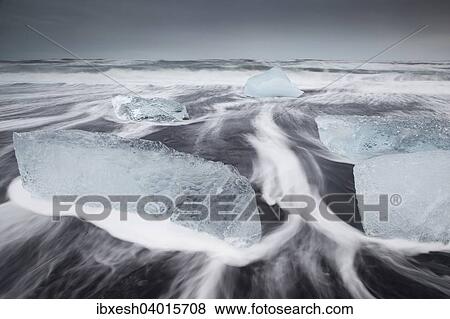"Ice on the beach, Jokulsarlon glacial lagoon, Hornafjorour, Southern Region, Iceland, Europe" View Large Photo Image Stock Photo - "Ice on the beach, Jokulsarlon glacial lagoon, Hornafjorour, Southern Region, Iceland, Europe". Fotosearch