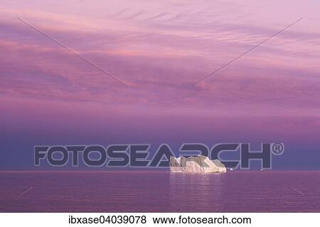 "Iceberg at dusk, Qeqertarsuaq, Greenland, North America" View Large Photo Image Stock Photo - "Iceberg at dusk, Qeqertarsuaq, Greenland, North America". Fotosearch