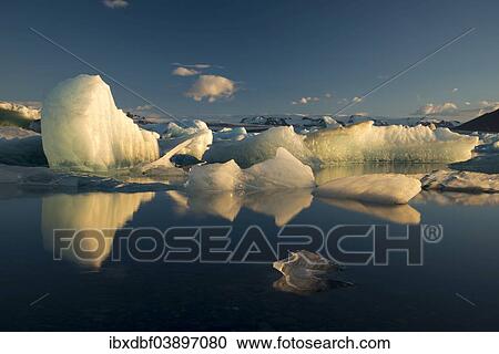 "Icebergs reflected in Jokulsarlon Glacier Lagoon, Vatnajokull Glacier, Austurland, East Iceland, Iceland, Europe" View Large Photo Image Stock Image - "Icebergs reflected in Jokulsarlon Glacier Lagoon, Vatnajokull Glacier, Austurland, East Iceland, Iceland, Europe". Fotosearch