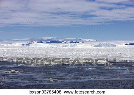 "Icy landscape, pack ice, Weddell Sea, Antarctica" View Large Photo Image Stock Photo - "Icy landscape, pack ice, Weddell Sea, Antarctica". Fotosearch