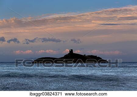 "Iles Finocchiarola with a Genoese watchtower, Cap Corse, Haute-Corse, Corsica, France, Europe" View Large Photo Image Stock Image - "Iles Finocchiarola with a Genoese watchtower, Cap Corse, Haute-Corse, Corsica, France, Europe". Fotosearch