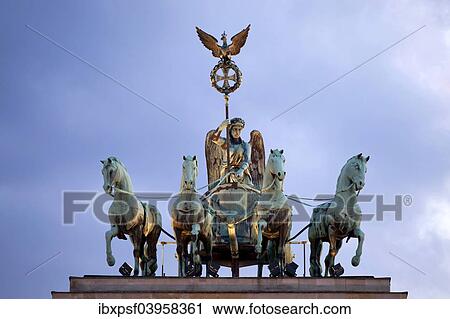 "Illuminated Quadriga on the Brandenburg Gate, Berlin, Germany, Europe" View Large Photo Image Stock Image - "Illuminated Quadriga on the Brandenburg Gate, Berlin, Germany, Europe". Fotosearch