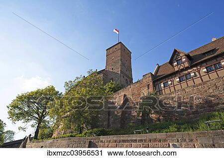 "Imperial Castle of the Nuremberg Castle, Nuremberg, Middle Franconia, Bavaria, Germany, Europe" View Large Photo Image Stock Image - "Imperial Castle of the Nuremberg Castle, Nuremberg, Middle Franconia, Bavaria, Germany, Europe". Fotosearch