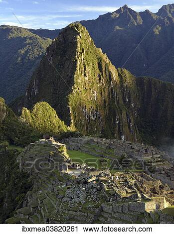 "Inca ruins of Machu Picchu in the morning light, UNESCO World Cultural Heritage Site, Urubamba Valley, Andes, Peru, South America" View Large Photo Image Stock Image - "Inca ruins of Machu Picchu in the morning light, UNESCO World Cultural Heritage Site, Urubamba Valley, Andes, Peru, South America". Fotosearch