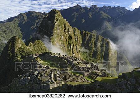 "Inca ruins of Machu Picchu in the morning light, UNESCO World Cultural Heritage Site, Urubamba Valley, Andes, Peru, South America" View Large Photo Image Stock Image - "Inca ruins of Machu Picchu in the morning light, UNESCO World Cultural Heritage Site, Urubamba Valley, Andes, Peru, South America". Fotosearch