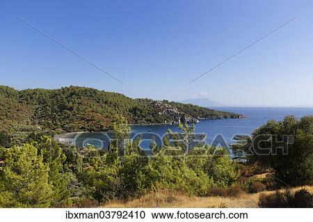 Stock Image - "Inceyali Bay at Mazikoy, Gulf of Gokova, Mugla Province, Aegean Region, Turkey Province". Fotosearch