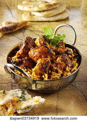 Indian Rogan Josh chicken curry View Large Photo Image Stock Photo - Indian Rogan Josh chicken curry. Fotosearch