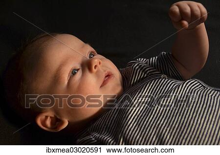 Stock Image - "Infant, baby, 3 months". Fotosearch