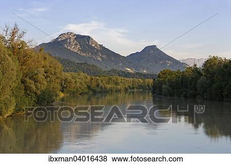 "Inn river at Neubeuern with Wasserwand and Kranzhorn mountains, Chiemgau, Upper Bavaria, Bavaria, Germany, Europe" View Large Photo Image Stock Photo - "Inn river at Neubeuern with Wasserwand and Kranzhorn mountains, Chiemgau, Upper Bavaria, Bavaria, Germany, Europe". Fotosearch
