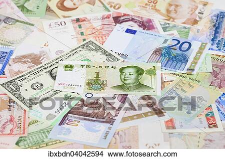 International currency banknotes View Large Photo Image Picture - International currency banknotes. Fotosearch