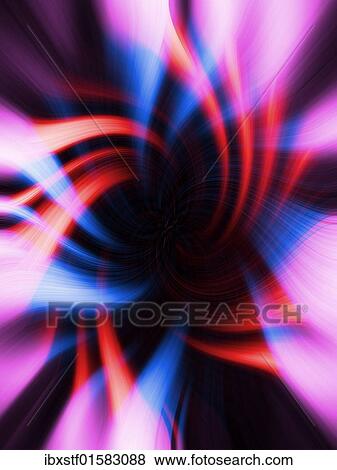 Stock Photo - "Intertwined lines, bright, graphic, background". Fotosearch