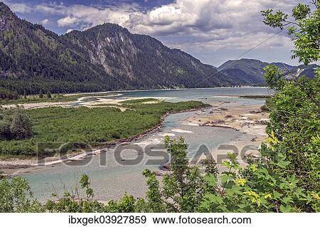 "Isarmundung, Sylvenstein Dam, Fall, Lenggries, Upper Bavaria, Bavaria, Germany, Europe" View Large Photo Image Stock Photo - "Isarmundung, Sylvenstein Dam, Fall, Lenggries, Upper Bavaria, Bavaria, Germany, Europe". Fotosearch