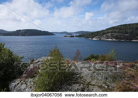 "Islands in an archipelago, view from the island of Orust, Vastra Gotaland County, Bohuslan, Sweden, Europe" View Large Photo Image Stock Photograph - "Islands in an archipelago, view from the island of Orust, Vastra Gotaland County, Bohuslan, Sweden, Europe". Fotosearch