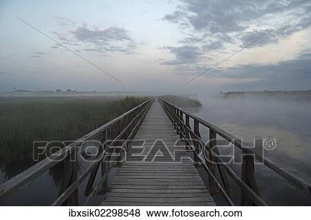"Jetty at Federsee lake, Federsee lake nature reserve, morning mood, Baden-Wuerttemberg, Germany, Europe" View Large Photo Image Stock Photo - "Jetty at Federsee lake, Federsee lake nature reserve, morning mood, Baden-Wuerttemberg, Germany, Europe". Fotosearch