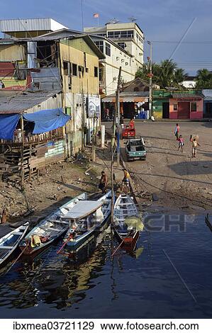 "Jetty in town of Tefe, Amazon and Rio Solimoes, Tefe, Amazonas State, Brazil, South America" View Large Photo Image Stock Photo - "Jetty in town of Tefe, Amazon and Rio Solimoes, Tefe, Amazonas State, Brazil, South America". Fotosearch