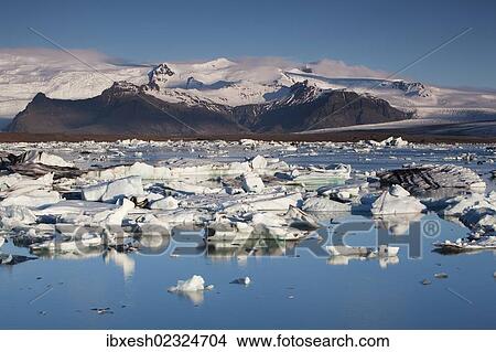 "Joekulsarlon glacial lagoon, Vatnajoekull or Vatna Glacier, eastern Iceland, Iceland, Europe" View Large Photo Image Picture - "Joekulsarlon glacial lagoon, Vatnajoekull or Vatna Glacier, eastern Iceland, Iceland, Europe". Fotosearch
