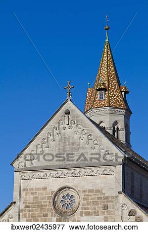 Stock Photo - "Johanniskirche, St. John's church, Romanesque, Schwaebisch Gmuend, Baden-Wuerttemberg, Germany, Europe". Fotosearch