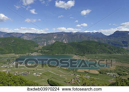 "Kalterer See from Altenburg, Kaltern, Uberetsch, South Tyrolean Unterland, South Tyrol, Italy, Europe" View Large Photo Image Picture - "Kalterer See from Altenburg, Kaltern, Uberetsch, South Tyrolean Unterland, South Tyrol, Italy, Europe". Fotosearch