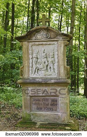 "Kalvarienberg wayside shrine, Guegel pilgrimage church, Schesslitz, Little Switzerland, Upper Franconia, Franconia, Bavaria, Germany, Europe" View Large Photo Image Stock Photo - "Kalvarienberg wayside shrine, Guegel pilgrimage church, Schesslitz, Little Switzerland, Upper Franconia, Franconia, Bavaria, Germany, Europe". Fotosearch