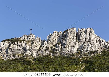 Stock Photograph - "Kampenwand, Aschau im Chiemgau, Chiemgau Alps, Upper Bavaria, Bavaria, Germany, Europe". Fotosearch
