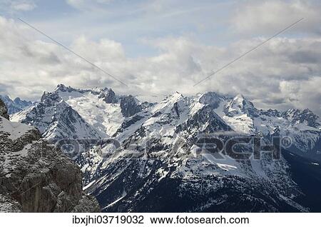Stock Image - "Karwendelspitze peak, Karwendel Mountains, Tyrol, Austria, Europe". Fotosearch