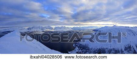 "Kattfjordpass in winter, Kvaloya, Troms, Norway, Europe" View Large Photo Image Stock Photograph - "Kattfjordpass in winter, Kvaloya, Troms, Norway, Europe". Fotosearch