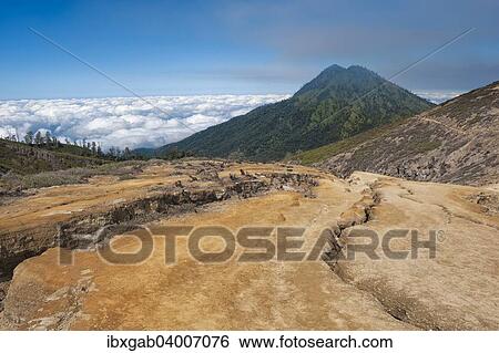 "Kawah Ijen volcano ridge, Ijen crater, Banyuwangi, East Java, Indonesia, Asia" View Large Photo Image Stock Photograph - "Kawah Ijen volcano ridge, Ijen crater, Banyuwangi, East Java, Indonesia, Asia". Fotosearch