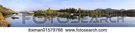 Stock Photo - "Kenmare River, The Sound Bridge, Kenmare, Ring of Kerry, County Kerry, Ireland, British Isles, Europe". Fotosearch