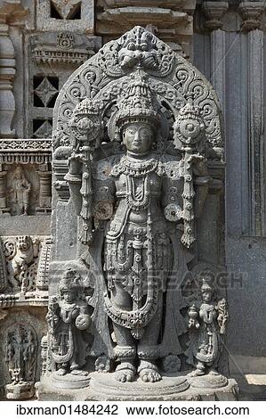 Stock Image - "Kesava Temple, Keshava Temple, Hoysala style, Somnathpur, Somanathapura, Karnataka, South India, India, South Asia, Asia". Fotosearch
