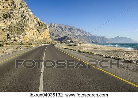 "Khasab coastal road, Musandam, Oman, Asia" View Large Photo Image Stock Image - "Khasab coastal road, Musandam, Oman, Asia". Fotosearch