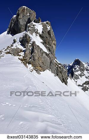 "Kirchl (2250 m) and Raffel-Spitze (2324 m), Karwendel Mountains, Mittenwald, Werdenfelser Land, Bavarian Alps, Bavaria, Germany, Europe" View Large Photo Image Stock Photography - "Kirchl (2250 m) and Raffel-Spitze (2324 m), Karwendel Mountains, Mittenwald, Werdenfelser Land, Bavarian Alps, Bavaria, Germany, Europe". Fotosearch