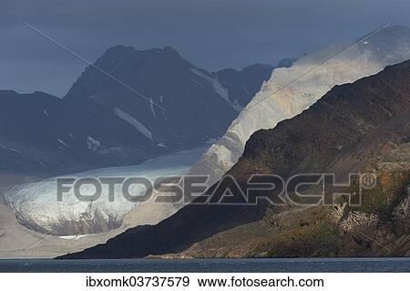 "Kongsbreen Glaciersurrounded by mountains, Kongsfjorden, Spitsbergen Island, Svalbard Archipelago, Svalbard and Jan Mayen, Norway, Europe" View Large Photo Image Stock Photo - "Kongsbreen Glaciersurrounded by mountains, Kongsfjorden, Spitsbergen Island, Svalbard Archipelago, Svalbard and Jan Mayen, Norway, Europe". Fotosearch