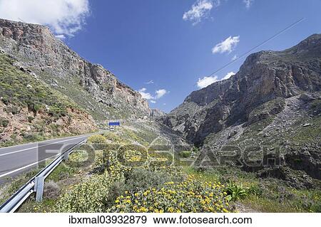 "Kourtaliotiko gorge, Megalopotamos river, Rethymno, Crete, Greece, Europe" View Large Photo Image Stock Photo - "Kourtaliotiko gorge, Megalopotamos river, Rethymno, Crete, Greece, Europe". Fotosearch