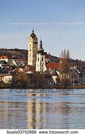 "Krems-Stein on Danube river, Altstadt am Wasser, Krems-Stein, Waldviertel, Lower Austria, Austria" View Large Photo Image Stock Photo - "Krems-Stein on Danube river, Altstadt am Wasser, Krems-Stein, Waldviertel, Lower Austria, Austria". Fotosearch