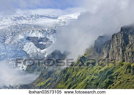 "Kviarjoekull glacier, a part of Vatnajoekull, Southern Region, Iceland, Europe" View Large Photo Image Stock Photography - "Kviarjoekull glacier, a part of Vatnajoekull, Southern Region, Iceland, Europe". Fotosearch