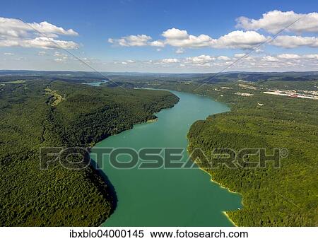 Stock Photography - "Lac de Vouglans reservoir, Cernon, Franche-Comte, France, Europe". Fotosearch