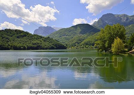 "Lago di Gramolazzo in the Apuan Alps, Garfagnana, Province of Lucca, Tuscany, Italy, Europe" View Large Photo Image Stock Photo - "Lago di Gramolazzo in the Apuan Alps, Garfagnana, Province of Lucca, Tuscany, Italy, Europe". Fotosearch