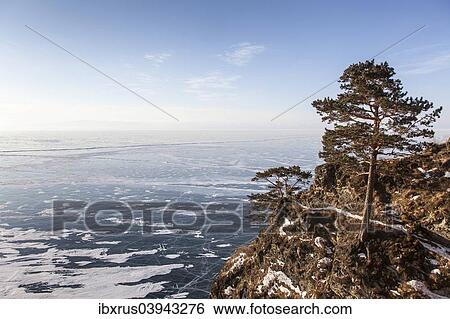 "Lake Baikal in winter, western shore, Lake Baikal Region, Siberia, Russia, Europe" View Large Photo Image Stock Photograph - "Lake Baikal in winter, western shore, Lake Baikal Region, Siberia, Russia, Europe". Fotosearch