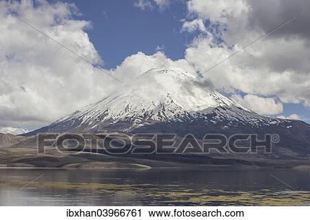 "Lake Chungara and the Parinacota volcano, Putre, Arica and Parinacota Region, Chile, South America" View Large Photo Image Stock Image - "Lake Chungara and the Parinacota volcano, Putre, Arica and Parinacota Region, Chile, South America". Fotosearch