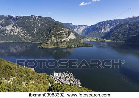 "Lake Hallstatt or Hallstatter See, Hallstatt, Salzkammergut, UNESCO world heritage site Hallstatt-Dachstein Salzkammergut, Upper Austria, Austria, Europe" View Large Photo Image Stock Image - "Lake Hallstatt or Hallstatter See, Hallstatt, Salzkammergut, UNESCO world heritage site Hallstatt-Dachstein Salzkammergut, Upper Austria, Austria, Europe". Fotosearch