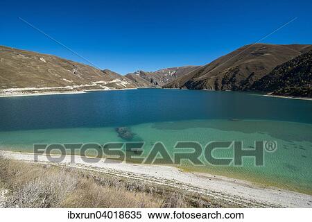 "Lake Kezenoyam in the Chechen mountains, Chechnya, Caucasus, Russia, Europe" View Large Photo Image Stock Photography - "Lake Kezenoyam in the Chechen mountains, Chechnya, Caucasus, Russia, Europe". Fotosearch