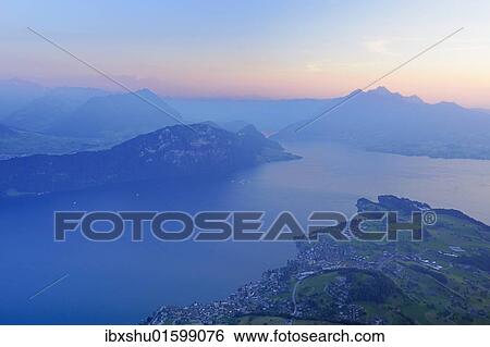 "Lake Lucerne with the village of Weggis, in the distance, Pilatus Mountain, Lucerne, Switzerland, Europe" View Large Photo Image Stock Photograph - "Lake Lucerne with the village of Weggis, in the distance, Pilatus Mountain, Lucerne, Switzerland, Europe". Fotosearch