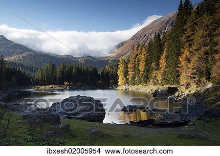 "Lake Obernberg, Obernberg, Tyrol, Austria, Europe" View Large Photo Image Picture - "Lake Obernberg, Obernberg, Tyrol, Austria, Europe". Fotosearch