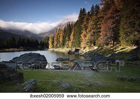 "Lake Obernberg, Obernberg, Tyrol, Austria, Europe" View Large Photo Image Stock Photo - "Lake Obernberg, Obernberg, Tyrol, Austria, Europe". Fotosearch