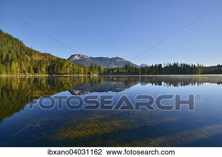 Stock Image - "Lake Odensee, Ausseerland, Pichl-Kainisch, Styria, Austria, Europe". Fotosearch
