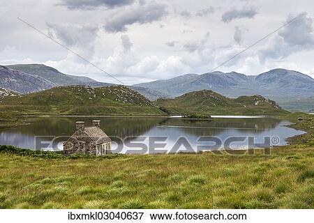 "Lake of Loch Stack in the northwestern Highlands, Durness, Schottisches Hochland, Scotland, United Kingdom, Europe" View Large Photo Image Stock Photo - "Lake of Loch Stack in the northwestern Highlands, Durness, Schottisches Hochland, Scotland, United Kingdom, Europe". Fotosearch